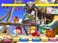 une photo d'Ã©cran de Pocket Fighter sur Sony Playstation